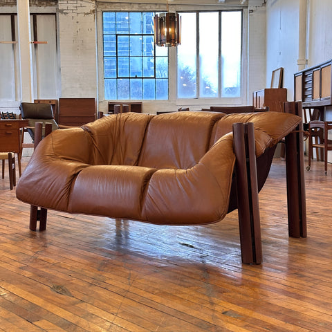 Percival Lafer MP-211 Leather Loveseat