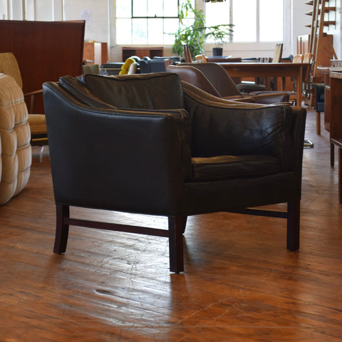 Leather Arm Chair by George Thams