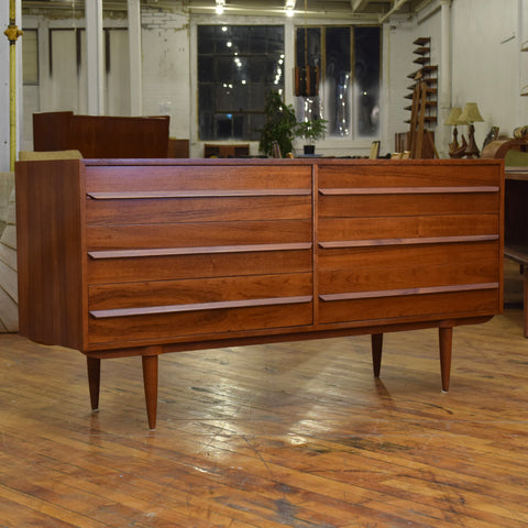 Restored Teak 6-Drawer Dresser