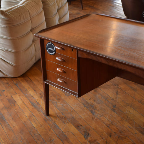 Vintage Teak Executive Desk
