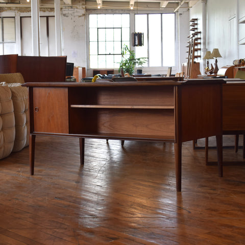 Vintage Teak Executive Desk
