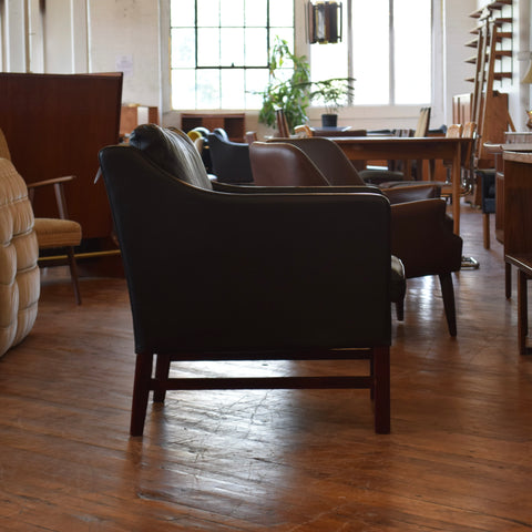 Leather Arm Chair by George Thams