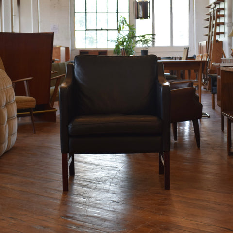 Leather Arm Chair by George Thams