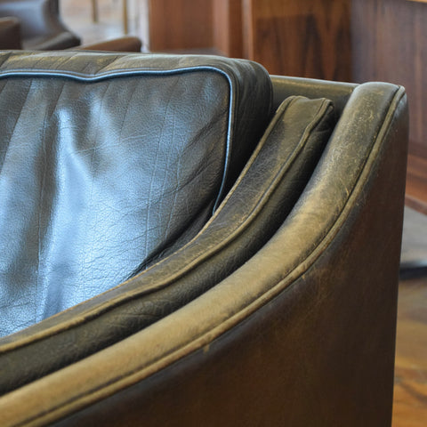 Leather Arm Chair by George Thams