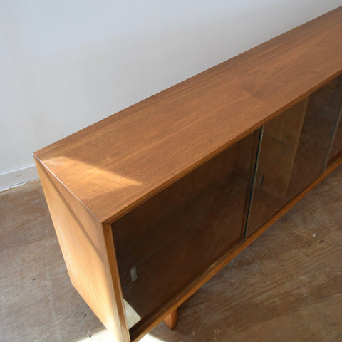 Vintage Walnut Bookcase