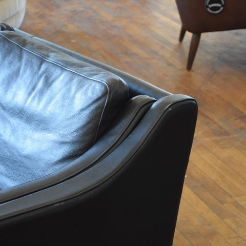Leather Loveseat by George Thams