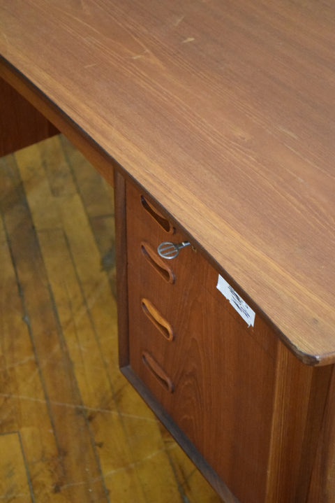 Vintage Teak Desk by Svend Aage Madsen for HP Hansen