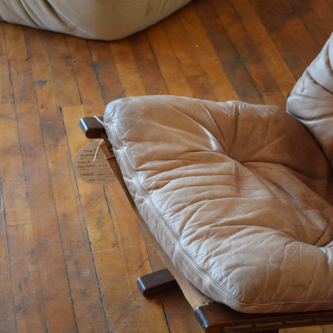 Leather Siesta Chair by Ingmar Relling