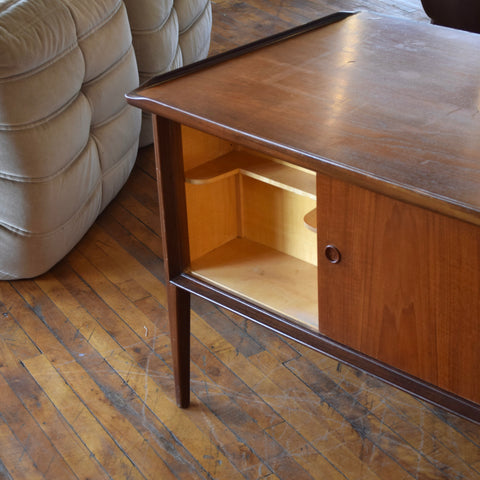 Vintage Teak Executive Desk