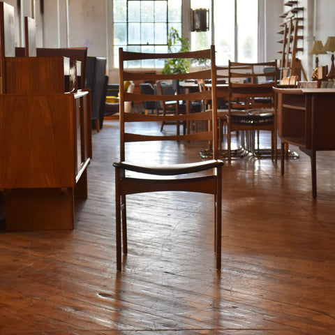 Set of 4 Danish Teak Ladderback Dining Chairs