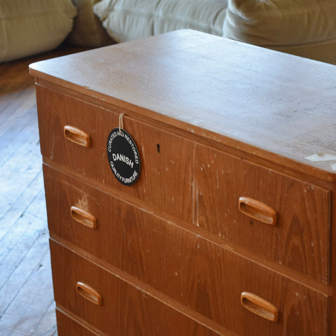 Teak Lowboy Dresser