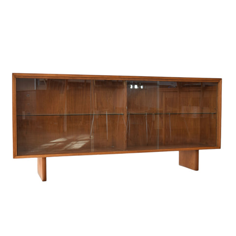 Vintage Walnut Bookcase