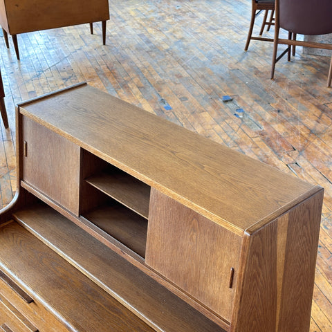 Oak Bureau/Vanity w/ Storage