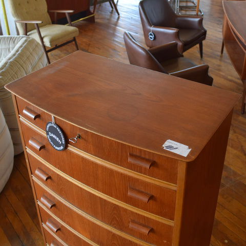 Teak Tallboy Dresser