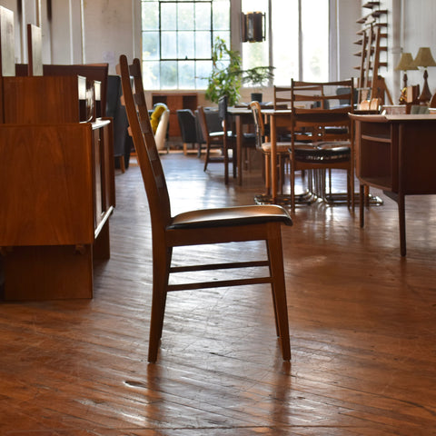 Set of 4 Danish Teak Ladderback Dining Chairs