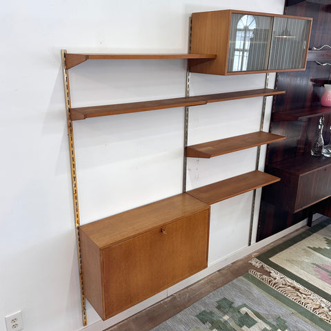 Oak 2-Bay Wall Unit by Kai Kristiansen For FM Møbler