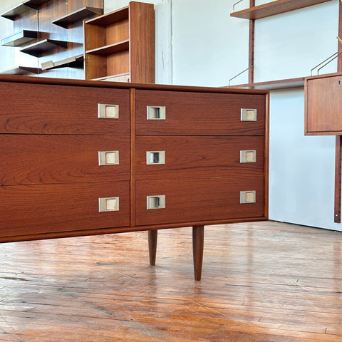 Teak 9-Drawer Dresser