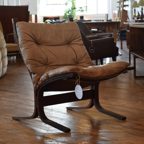 Leather Siesta Chair by Ingmar Relling