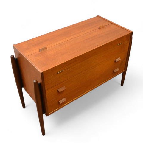 Rare Teak Vanity/Dresser