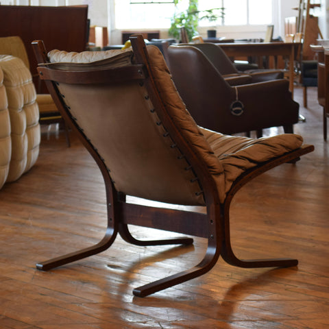 Leather Siesta Chair by Ingmar Relling