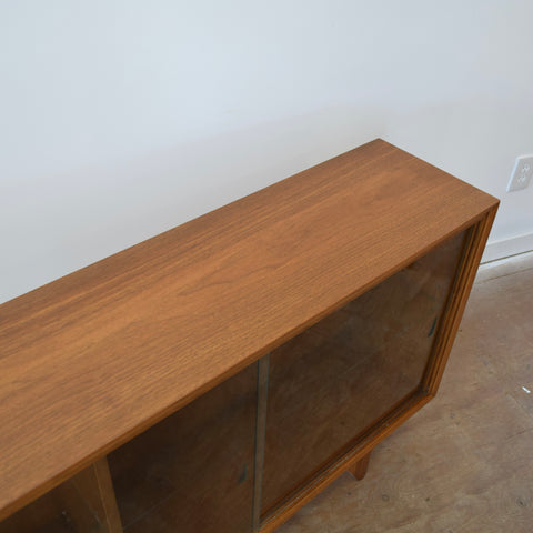 Vintage Walnut Bookcase