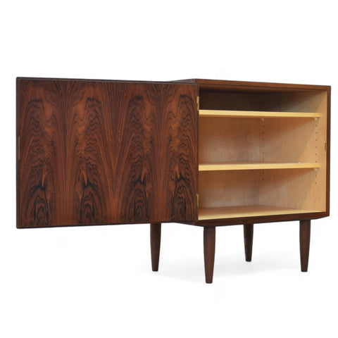 Compact Rosewood Sideboard by Poul Hundevad