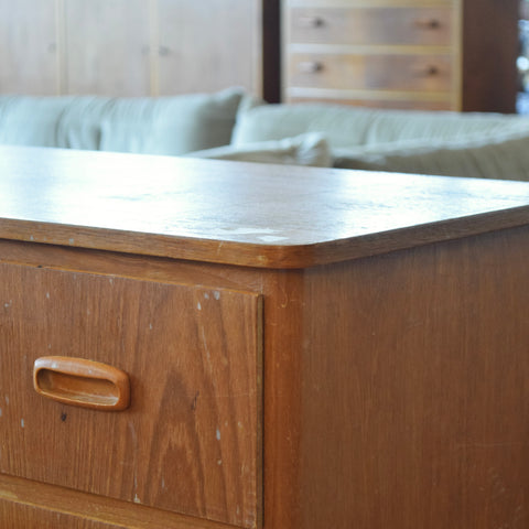 Teak Lowboy Dresser