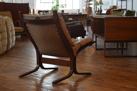 Leather Siesta Chair by Ingmar Relling