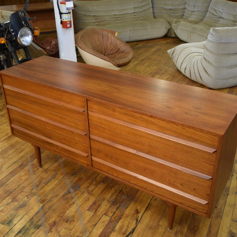 Restored Teak 6-Drawer Dresser