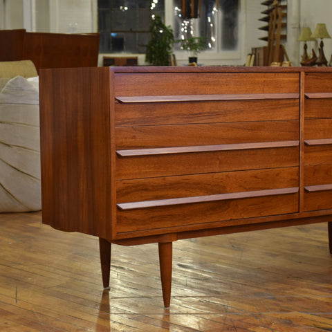 Restored Teak 6-Drawer Dresser