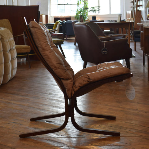 Leather Siesta Chair by Ingmar Relling
