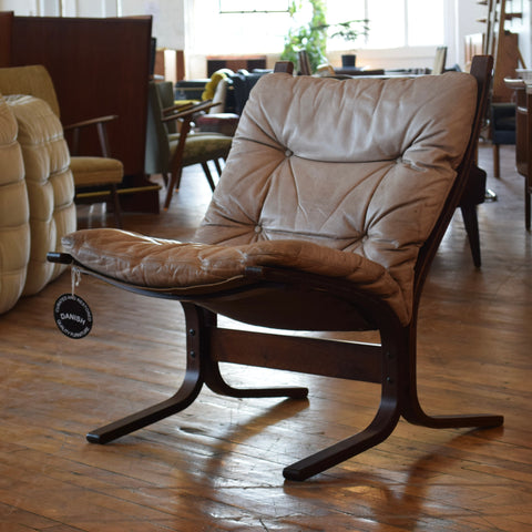 Leather Siesta Chair by Ingmar Relling