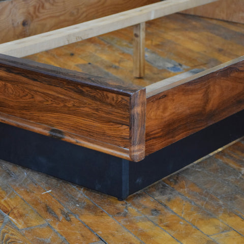 Rosewood Queen Size Floating Bed Frame