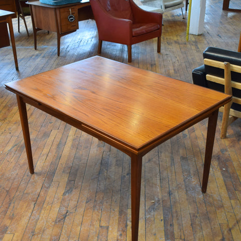 Teak Draw Leaf Dining Table by RS Associates