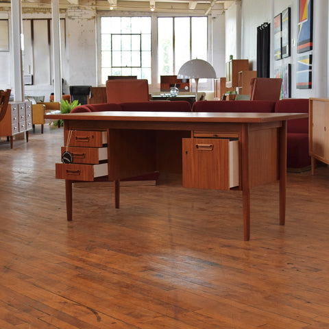 Vintage Danish Teak Desk