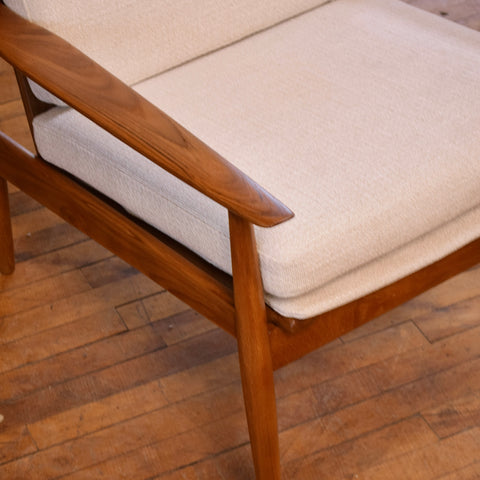 Teak Armchair by Arne Vodder w/ New Upholstery