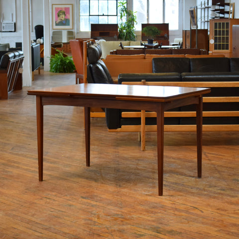 Teak Draw Leaf Dining Table by RS Associates