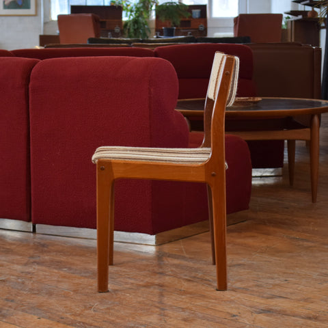 Set of Four Vintage Teak Dining Chairs