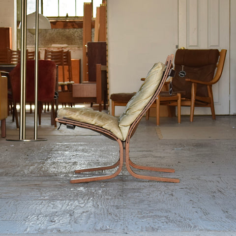Leather Siesta Chair by Ingmar Relling