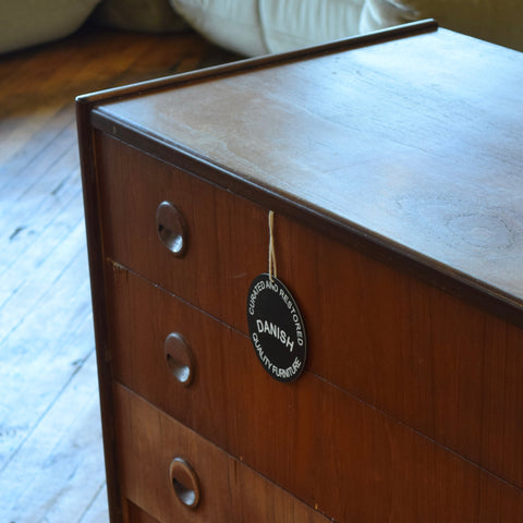 Teak Lowboy Dresser
