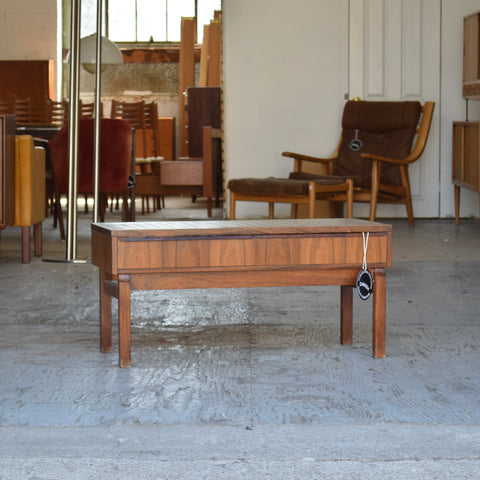 Small Rosewood & Tile Unit