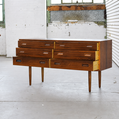 Rosewood 6-Drawer Dresser by Carlo Jensen for Poul Hundevad
