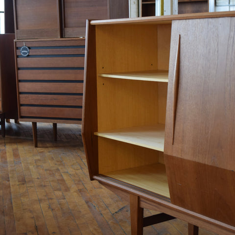 Teak Highboard
