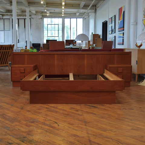 Teak Queen Size Bed Frame