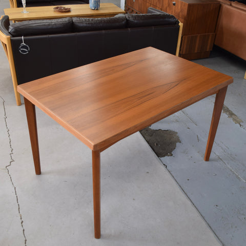 Teak Draw Leaf Dining Table by Henning Kjaernulf