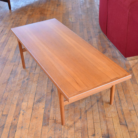 Vintage Teak Coffee Table by Johannes Andersen