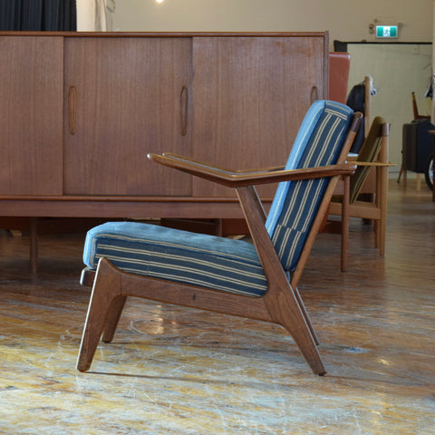 H. Brockmann Petersen Danish Teak Lounge Chair