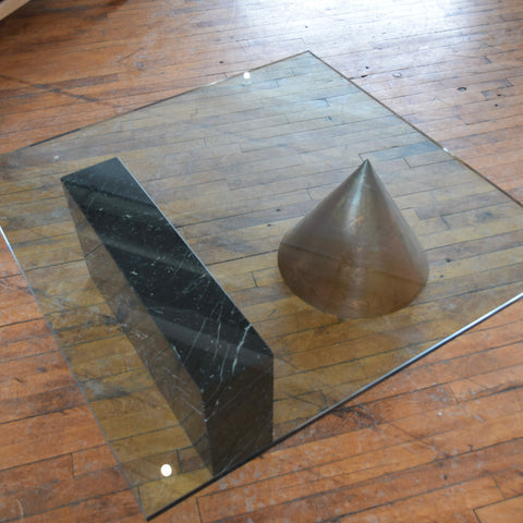 "Kono" Marble Coffee Table by Massimo & Lella Vignelli for Casigliani