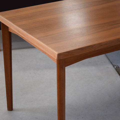 Teak Draw Leaf Dining Table by Henning Kjaernulf