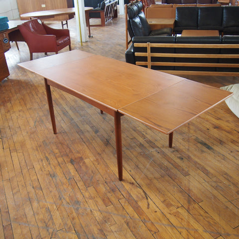 Teak Draw Leaf Dining Table